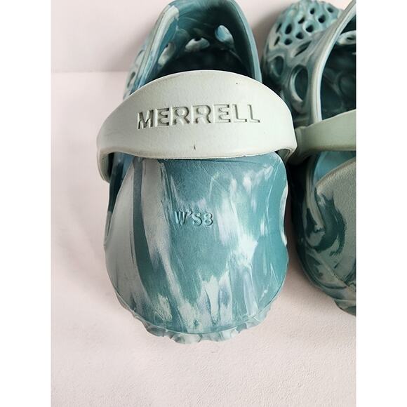 Women's Size 8 Merrell Hydro Moc Sandals Tie Dye Water Shoes Bloom StoneWash - Picture 8 of 13